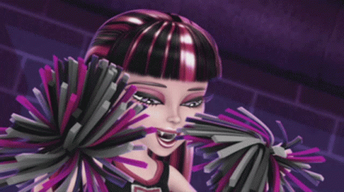 Monster High Draculaura GIF - Monster High Draculaura Cheer - Discover &...