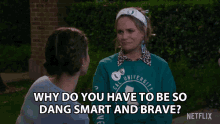 Why Do You Have To Be So Dang Smart And Brave Kimmy Gibbler GIF - Why Do You Have To Be So Dang Smart And Brave Kimmy Gibbler Andrea Barber GIFs