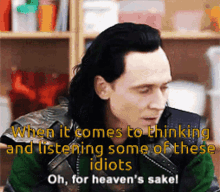 Loki Oh GIF - Loki Oh For Heavens Sake GIFs