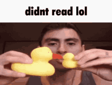 Didnt Read Lol Martin Cabello GIF - Didnt Read Lol Martin Cabello Ducks GIFs