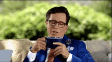 Yummers GIF - Coffee Stephen Colbert GIFs