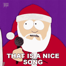 That Is A Nice Song Santa Claus GIF - That Is A Nice Song Santa Claus South Park GIFs