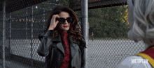 Removing Sunglasses Michelle Gomez GIF - Removing Sunglasses Michelle Gomez Lilith GIFs