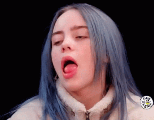 Billie Eilish Tongue GIF - Billie Eilish Tongue Tongue Out - Discover &...