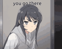 Anime Girl Go There GIF - Anime Girl Go There You There GIFs