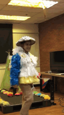 Recycled Material Costume National Costume GIF - Recycled Material Costume National Costume Philippines GIFs