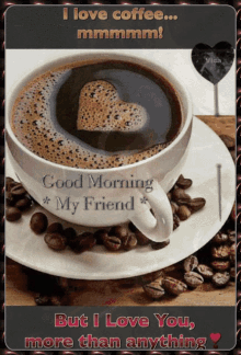 Coffee Good Morning My Friend GIF - Coffee Good Morning My Friend I Love Coffee GIFs