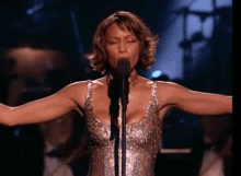 Whitney Houston Singing GIF - Whitney Houston Singing Live Performance GIFs