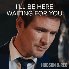 Ill Be Here Waiting For You Charlie Hudson GIF - Ill Be Here Waiting For You Charlie Hudson Hudson And Rex GIFs