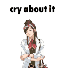 Cry About It Ema Skye GIF - Cry About It Ema Skye Ace Attorney GIFs
