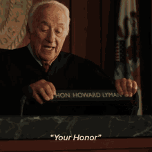 Your Honor Howard Lyman GIF - Your Honor Howard Lyman The Good Fight GIFs