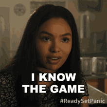 I Know The Game Natalie Williams GIF - I Know The Game Natalie Williams Panic GIFs