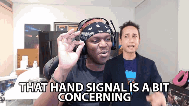 That Hand Signal Is A Bit Concerning Rucka Rucka Ali GIF - That Hand Signal Is A Bit Concerning Rucka Rucka Ali Its Rucka GIFs