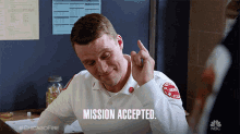 Mission Accepted Matthew Casey GIF - Mission Accepted Matthew Casey Chicago Fire GIFs