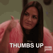 Thumbs Up Real Housewives Of Salt Lake City GIF - Thumbs Up Real Housewives Of Salt Lake City Well Done GIFs