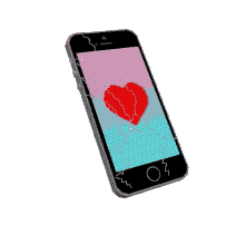 phone heart heartbreak text vibrate