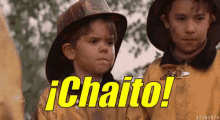 Niño Bombero Diciendo Adiós GIF - Chaito Chayito Adiós GIFs