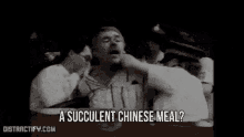succulent chinese meal paul charles dozsa headlock apprehended dining and dashing