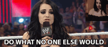 Do What No One Else Would Paige GIF - Do What No One Else Would Paige The Rock GIFs