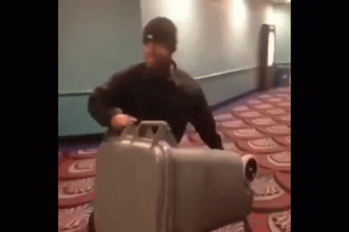 Guy Throwing Trash Can At Someone GIF - Guy Throwing Trash Can At Someone GIFs
