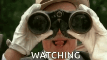 Watching Stalker GIF - Watching Stalker Binoculars GIFs