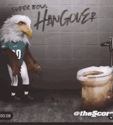 eagles hangover vomit