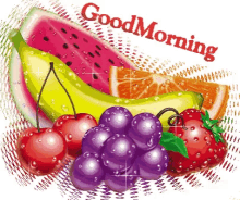 Good Morning Sparkle GIF - Good Morning Sparkle Fruit GIFs