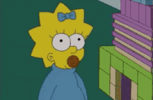 the simpsons maggie simpson you suck