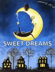 Sweet Dreams Moon GIF - Sweet Dreams Moon Good Night GIFs