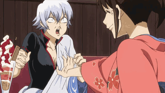 Anime Breast Grab