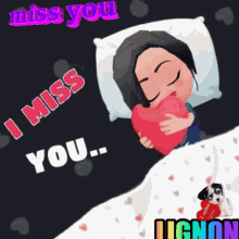 Lignon I Miss You GIF - Lignon I Miss You Heart GIFs