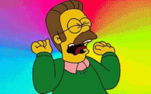 Flanders Ned GIF - Flanders Ned The Simpsons GIFs