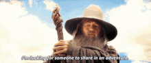 The Next Two Hobbit Films... GIF - Gandalf The Hobbit Looking For Someone GIFs
