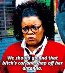 Yvette Nicole Brown Find The Car And Snap Off Her Antenna GIF - Yvette Nicole Brown Find The Car And Snap Off Her Antenna Community GIFs