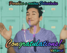 Parabéns Valtatui Congratulations GIF - Parabéns Valtatui Congratulations Clap GIFs
