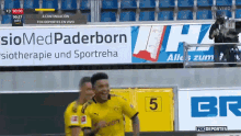 Celebrate Jadon Sancho GIF - Celebrate Jadon Sancho Paderborn Vs Dortmund GIFs