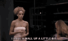 I Have A Wall Up A Little Bit Keeping My Walls Up GIF - I Have A Wall Up A Little Bit Wall Up Keeping My Walls Up GIFs