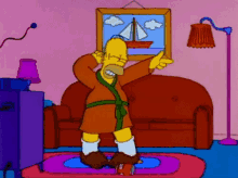 The Simpsons Homer Simpson GIF - The Simpsons Homer Simpson Dance GIFs