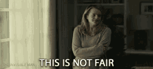 This Is Not Fair Elisabeth Moss GIF - This Is Not Fair Elisabeth Moss Cecilia Kass GIFs