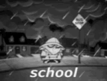 School Sad GIF - School Sad Raining GIFs