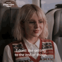 I Dont Like Getting To The End Of Things Paula GIF - I Dont Like Getting To The End Of Things Paula Lucy Boynton GIFs