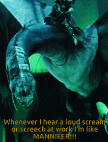 whenever i hear loud scream work
