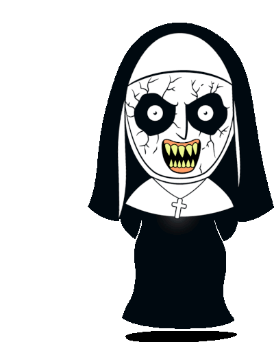 Float The Nun Sticker - Float The Nun The Conjuring - Discover & Share GIFs