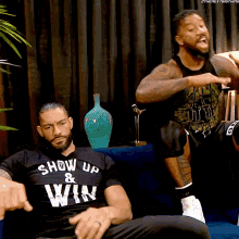 roman reigns jey uso talking a lot annoyed talkative roman reigns jey uso talking a lot annoyed talkative