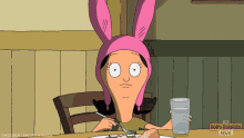 Taking A Sip Louise Belcher GIF - Taking A Sip Louise Belcher The Bobs Burgers Movie GIFs