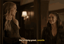 Hope And Lizzie Hope Mikaelson GIF - Hope And Lizzie Hope Mikaelson Lizzie Saltzman GIFs