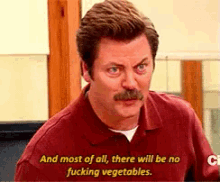 Planning A Potluck GIF - Ron Swanson Nick Offerman Parks And Recreation GIFs