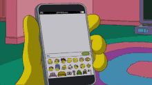 texting emoji the simpsons
