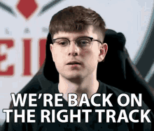 Were Back On The Right Track Right Way GIF - Were Back On The Right Track The Right Track Right Way GIFs