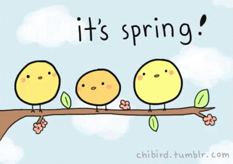 It'S Spring! GIF - Spring Its Spring Birds - Descubre & Comparte GIFs